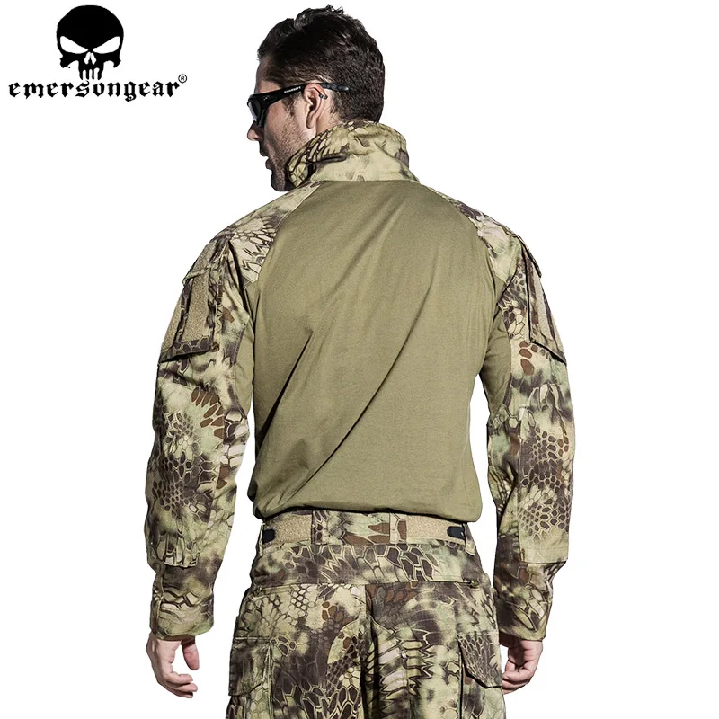 EMERSONGEAR G3 camisa de combate civil Airsoft táctico caza camisa camuflaje camiseta Mandrake EM8593 - imagen 2