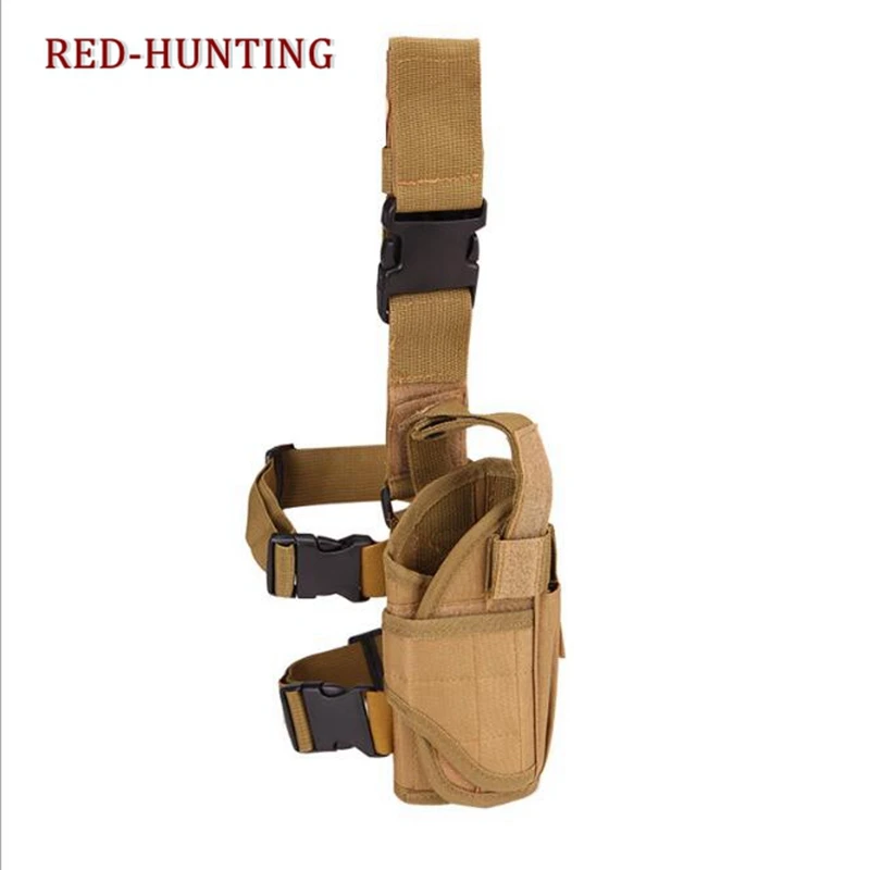 Funda de muslo ajustable para pistola táctica, bolsa táctica para mano derecha y exterior con correa mágica ajustable, nueva - imagen 4