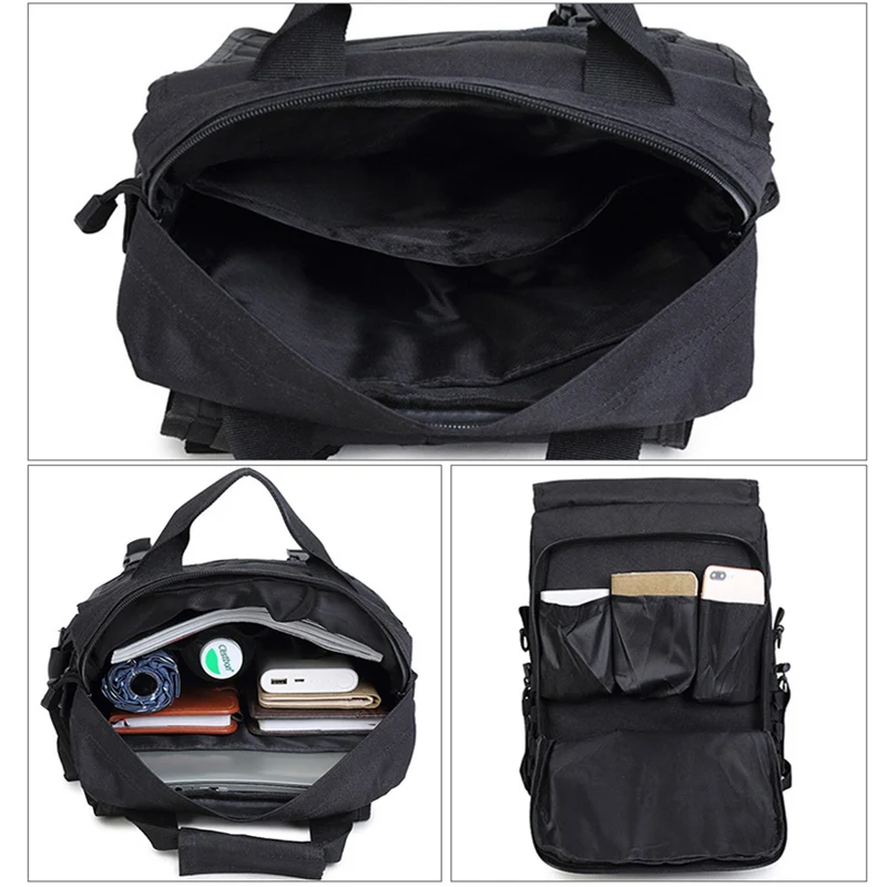 Mochila táctica militar para caza, bolsa de camuflaje de asalto, bolsa deportiva de nailon para acampar, caza, senderismo, portátil, XA748WA - imagen 2