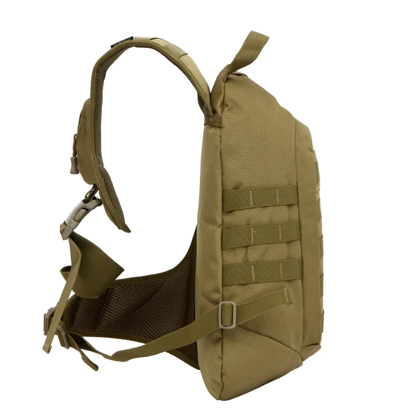 Mochila de pecho triangular impermeable para hombre, paquete de eslinga para deportes al aire libre, A4, un solo hombro, grande, cruzado - imagen 4