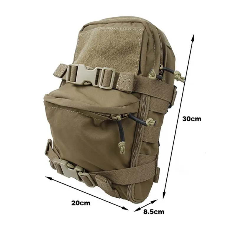 Mini bolsa de hidratación táctica mate CB RG, bolsa de agua, chaleco MOLLE JPC, negro - imagen 2