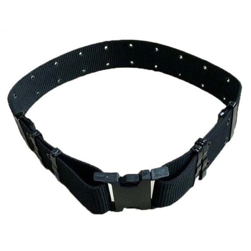 Cinturón militar táctico grueso de doble fila, equipo de deportes al aire libre, cinturilla para fanáticos, caza, Airsoft - imagen 3