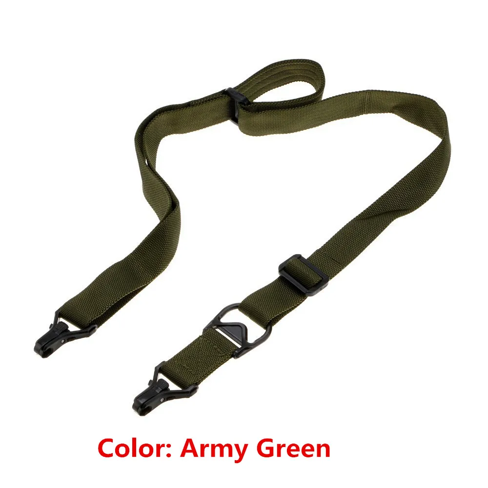 Correa de eslinga para Rifle táctica multifuncional para exteriores, alta calidad, 1 o 2 puntos, eslinga elástica ajustable, correa giratoria para pistola de caza - imagen 5