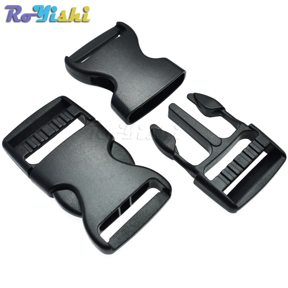 Hebilla de Liberación lateral de plástico para mochila, correas táctiles de equipaje para bolsa deportiva de viaje al aire libre, 1-1/4 "(32mm) - imagen 3