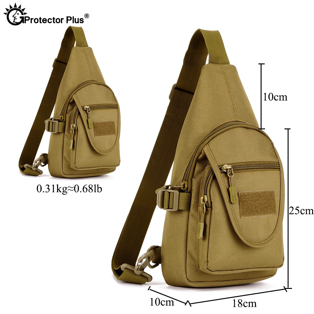 PROTECTOR PLUS Unisex, de nailon duradero para el pecho pequeño bolso de hombro, para viajes al aire libre, ocio, camuflaje, gran oferta - imagen 5