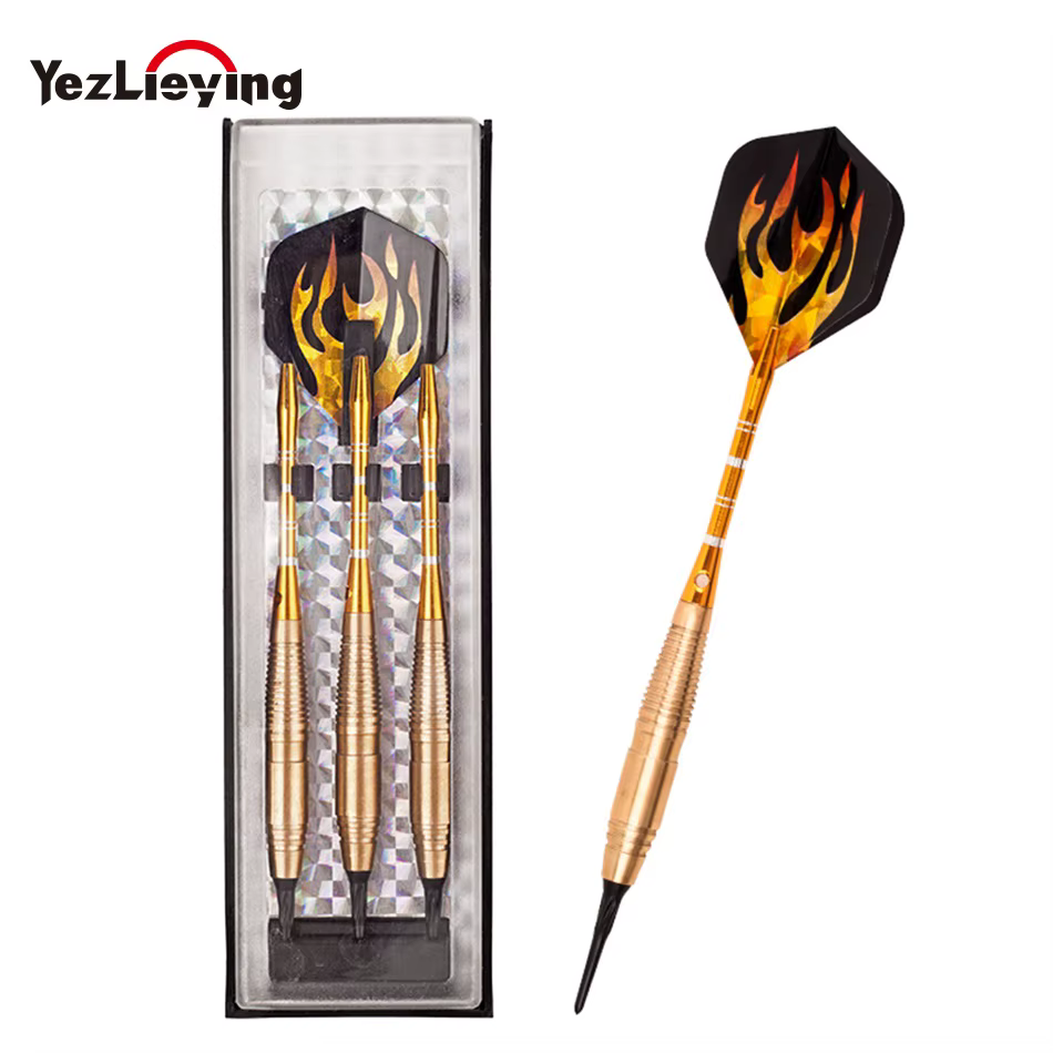 Dardos profesionales punta suave 20g – Juego acero cobre aluminio
