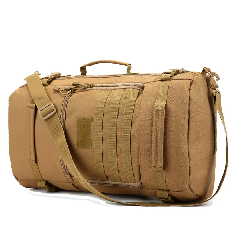 Mochila táctica 50L 1000D, bolsa de senderismo, Mochila Molle para exteriores, Mochila impermeable para escalar, Camping, senderismo, Mochila - imagen 5