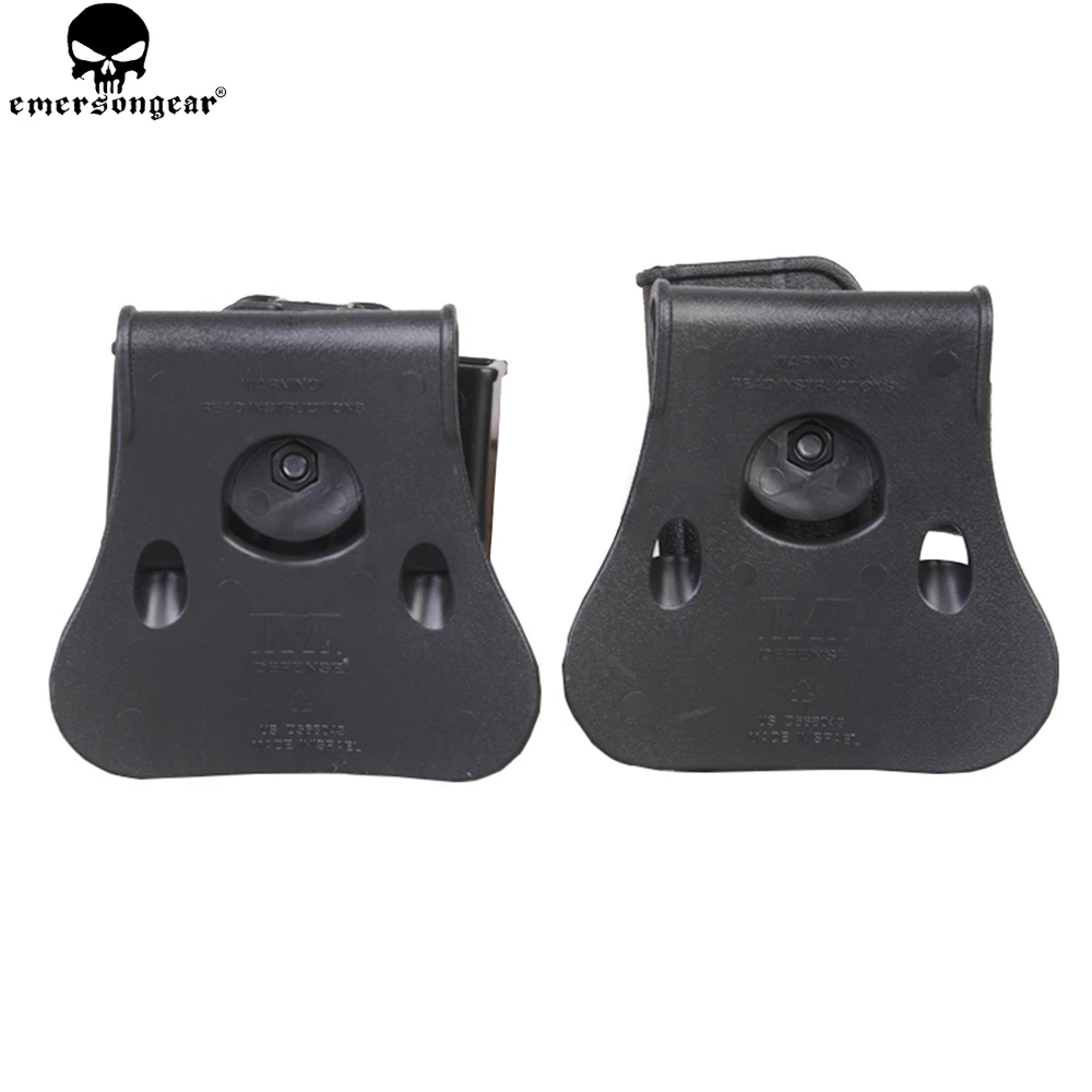 Rotativo IMI doble Revista Funda polímero retención Roto funda compatible con GLOCK 17, 22, 31 BD6100 - imagen 2