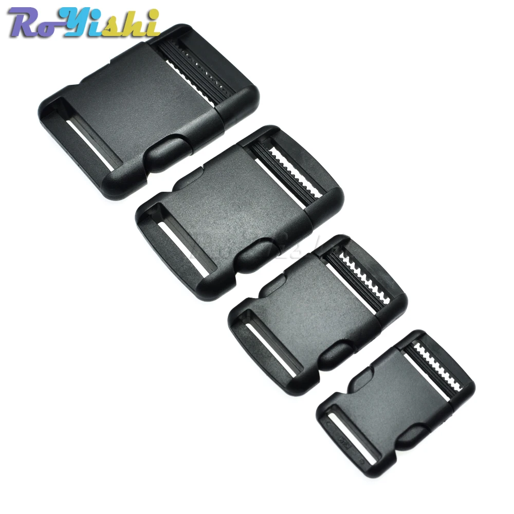 Hebilla Circular ajustable única de plástico para correas de mochila táctica, correas de 20mm, 25mm, 30mm, 37mm - imagen 2