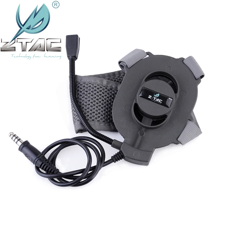 Airsoft Z-auriculares tácticos para caza, cascos tácticos militares Para Kenwood Midland, U94, PTT, accesorios Z027-FG + Z113 - imagen 3