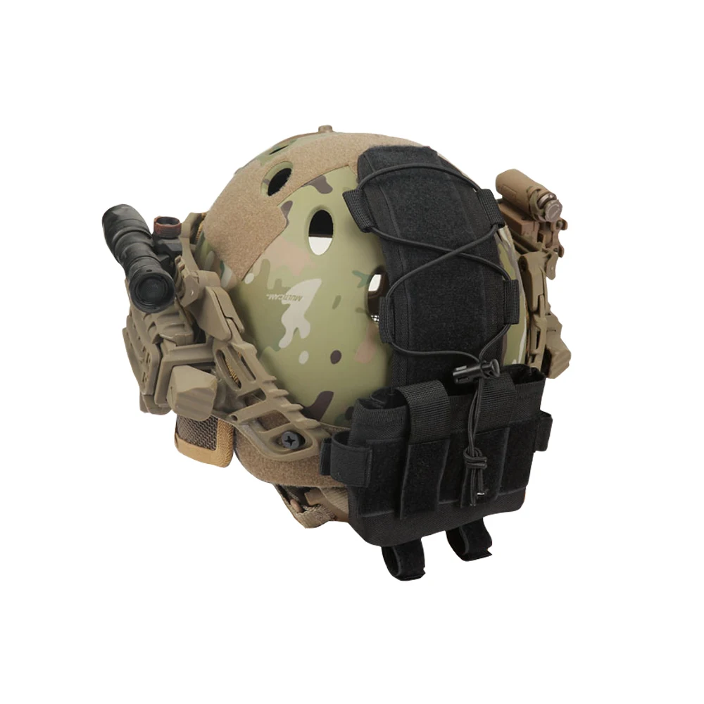 Bolsa táctica MK2, funda de batería para casco, caza, combate de camuflaje, contrapeso táctico, bolsa de batería, bolsa Molle - imagen 3