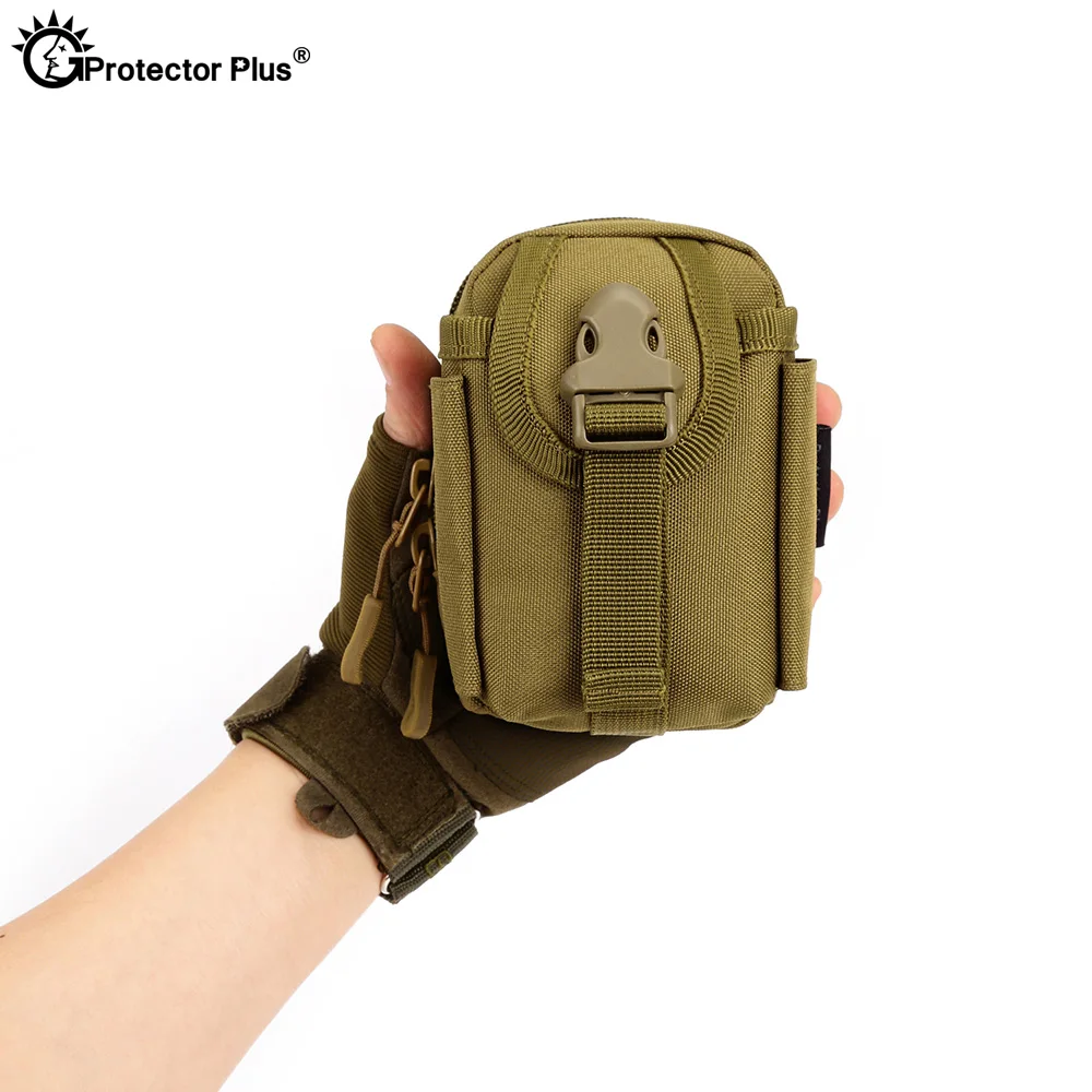Bolsa táctica pequeña para teléfono móvil, accesorio de sistema Molle para deportes al aire libre, impermeable, 4,5 pulgadas - imagen 4