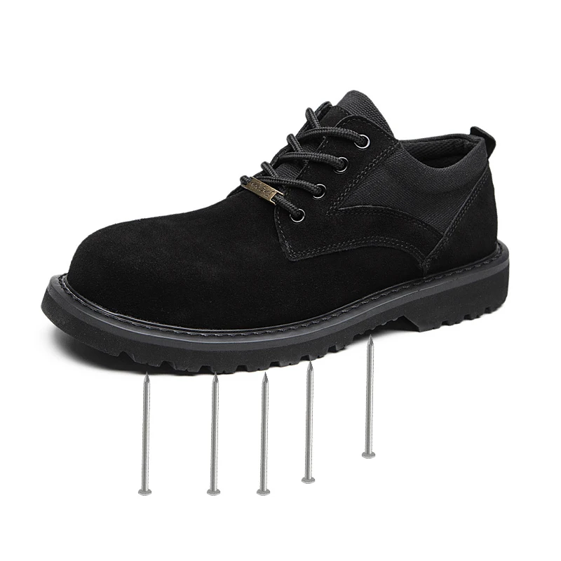 Zapatos de trabajo Unisex, zapatos de seguridad de acero, espinas, antideslizantes, a prueba de golpes, moda informal, botas deportivas para exteriores, chaussure securite femme - imagen 3