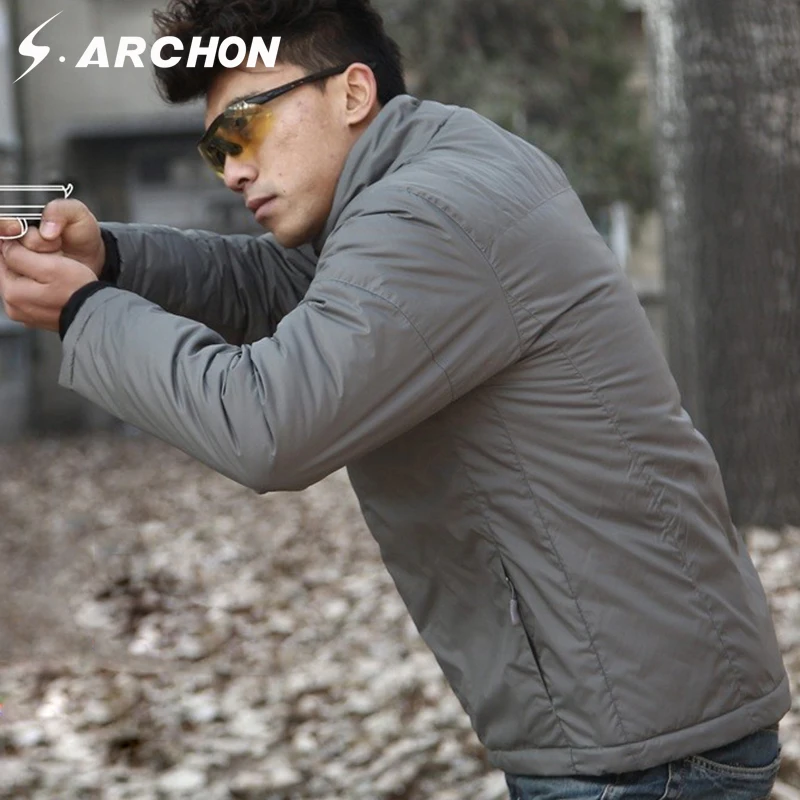 Chaquetas militares impermeables para hombre, abrigo térmico de invierno, reflectante de calor, a prueba de viento - imagen 4