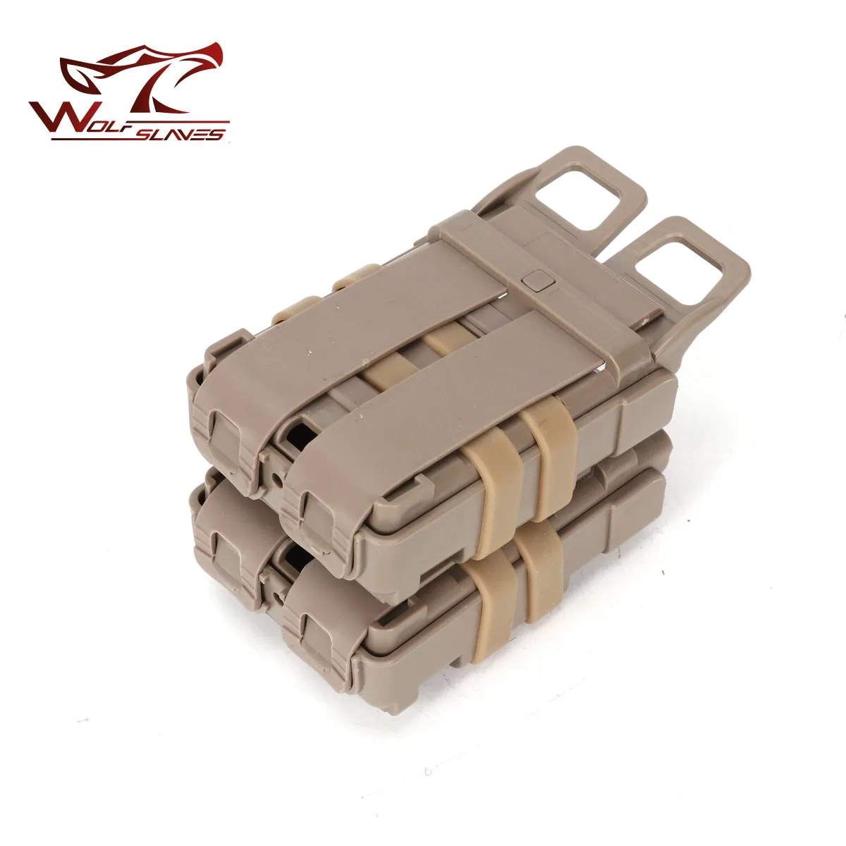 Pistola de Rifle táctico al aire libre 5,56 Fast Mag, bolsa de doble cargador, sistema Molle Strike, funda Airsoft para accesorios M4/M16/AR15 - imagen 3