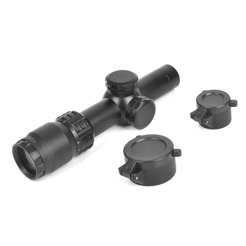 Mira telescópica para rifle con retícula Mil, caza y airsoft táctico - imagen 2