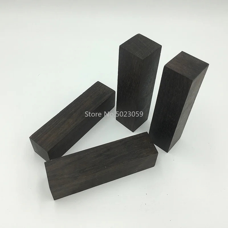 Madera Negra de ébano para manualidades, Material de fabricación de mango de cuchillo, varios tamaños, 1 unidad - imagen 3
