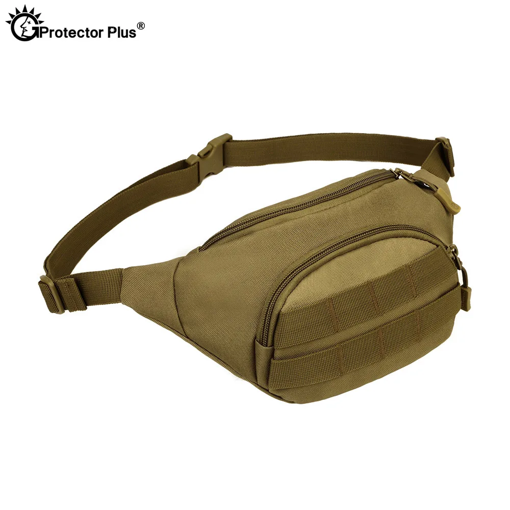 PROTECTOR PLUS-riñonera táctica portátil para exteriores, escalada, senderismo, deporte, caza, correr, riñoneras pequeñas, cinturón ajustable Unisex