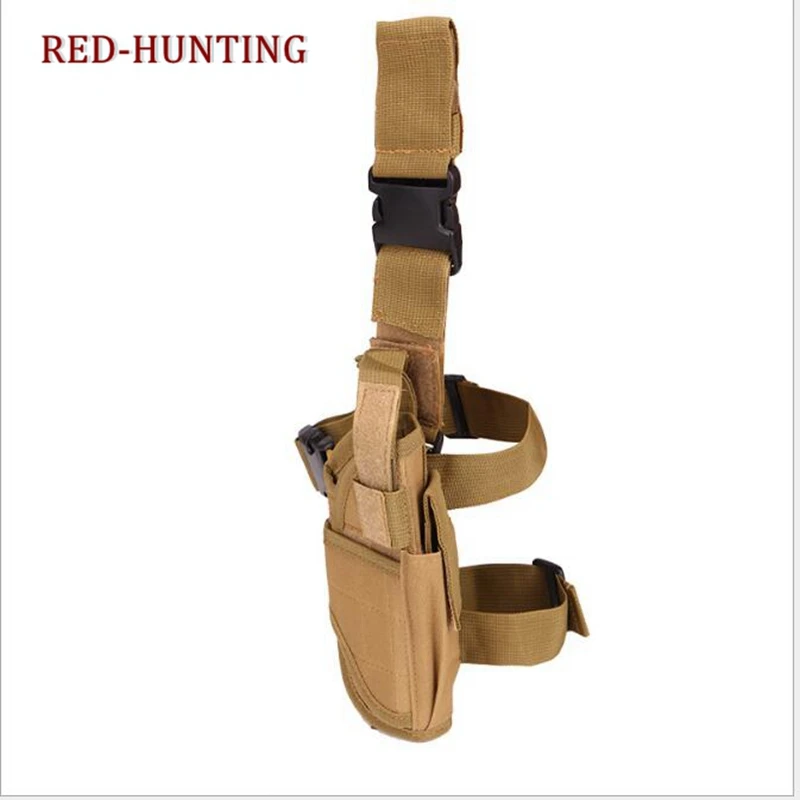 Funda de muslo ajustable para pistola táctica, bolsa táctica para mano derecha y exterior con correa mágica ajustable, nueva - imagen 5
