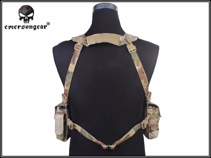 Chaleco de combate militar EMERSON UW Gen V, aparejo frontal dividido en el pecho, Airsoft, EM7451 - imagen 3