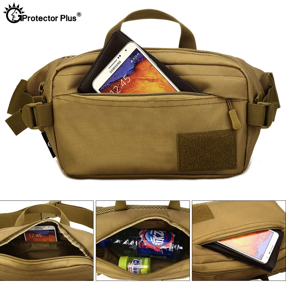 PROTECTOR PLUS-riñonera táctica para exteriores, bolso de hombro deportivo de camuflaje para acampar, bolso cruzado de viaje para caza y escalada - imagen 2