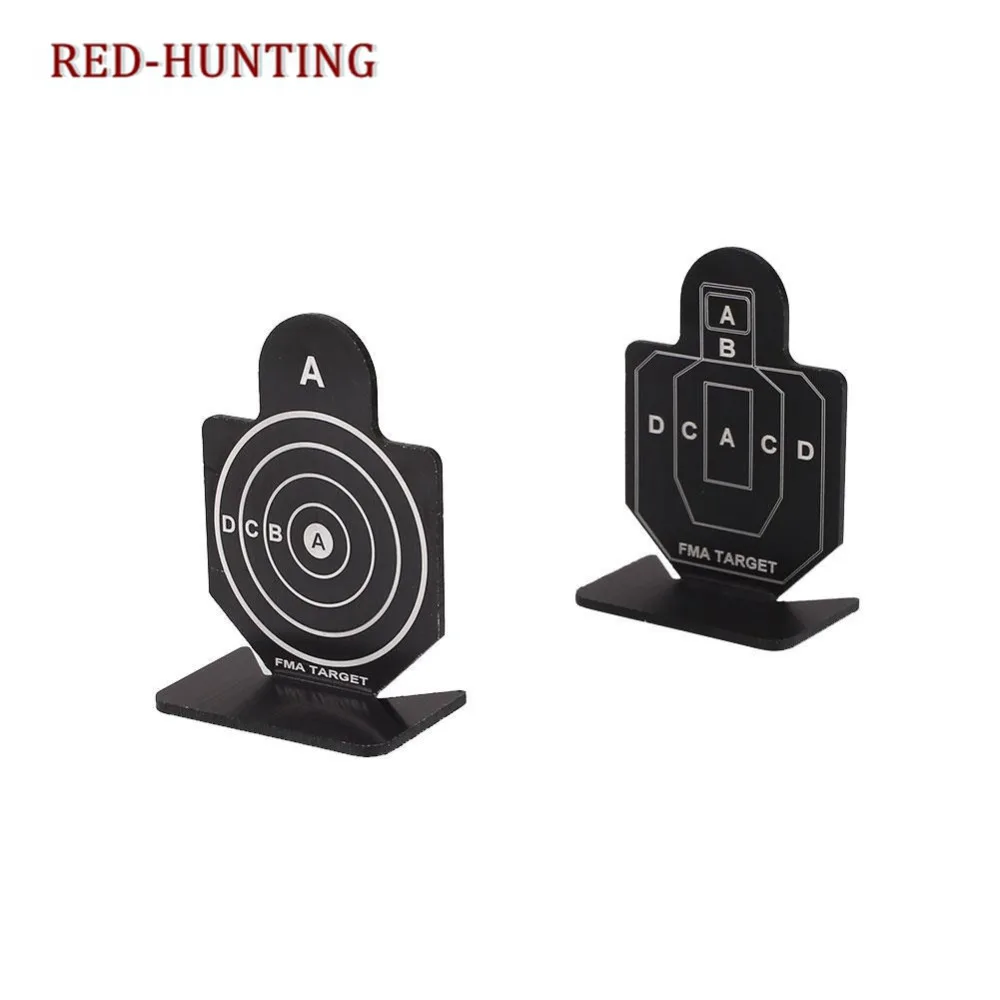 Juego de 5 unids/set de tiro de pistola de aire, objetivo de Metal BB, para practicar caza, Rifle de objetivo al aire libre, pistola de práctica - imagen 2