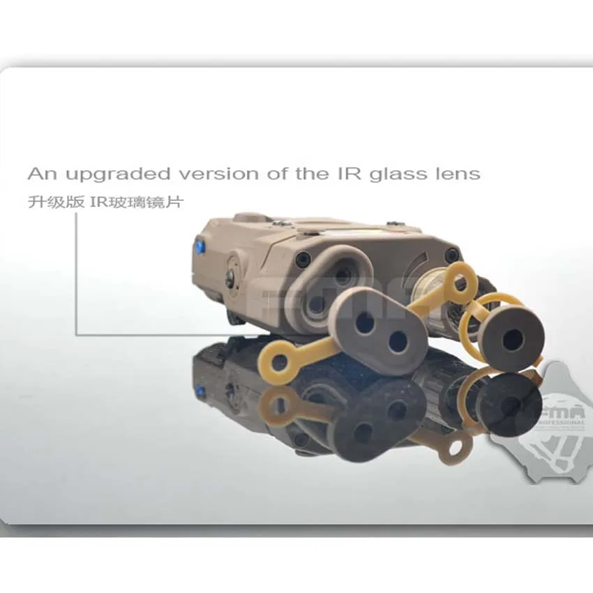 FMA-Nueva versión mejorada de AN-PEQ-15, luz LED blanca + láser rojo con lentes IR, accesorios para casco táctico militar, envío gratis - imagen 4