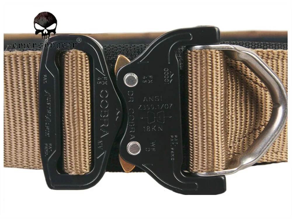 EMERSONGEAR-Cinturón de combate con anillo en D, 1,75-2 pulgadas, cinturón de combate de una pieza, equipo táctico emerson, accesorios de caza, Camping EM9342 - imagen 5