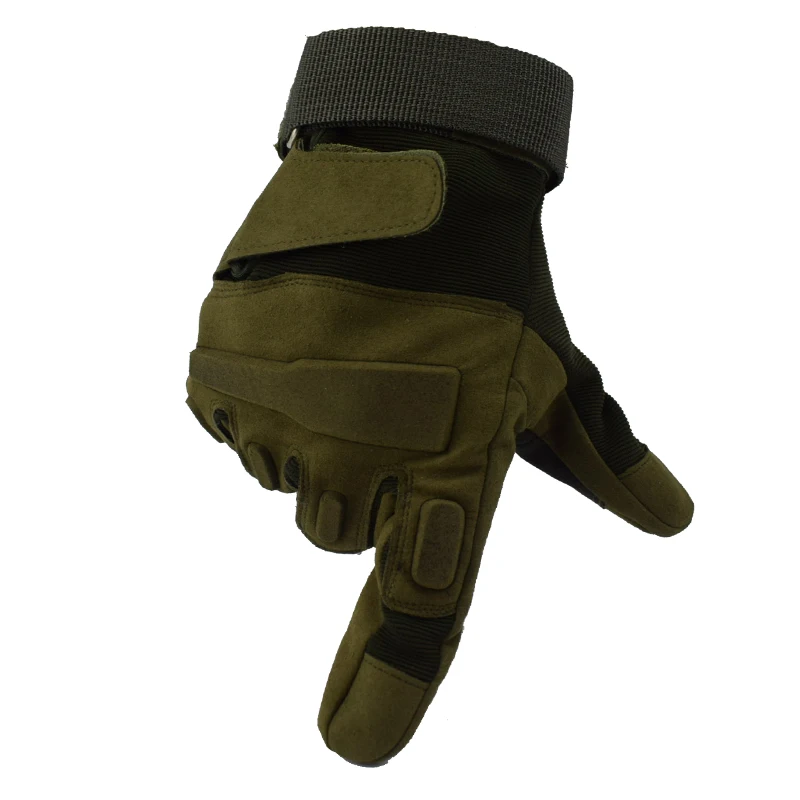 Guantes tácticos protectores de dedo completo/sin dedos para hombres, guantes de combate al aire libre, equitación, senderismo, Fitness - imagen 3