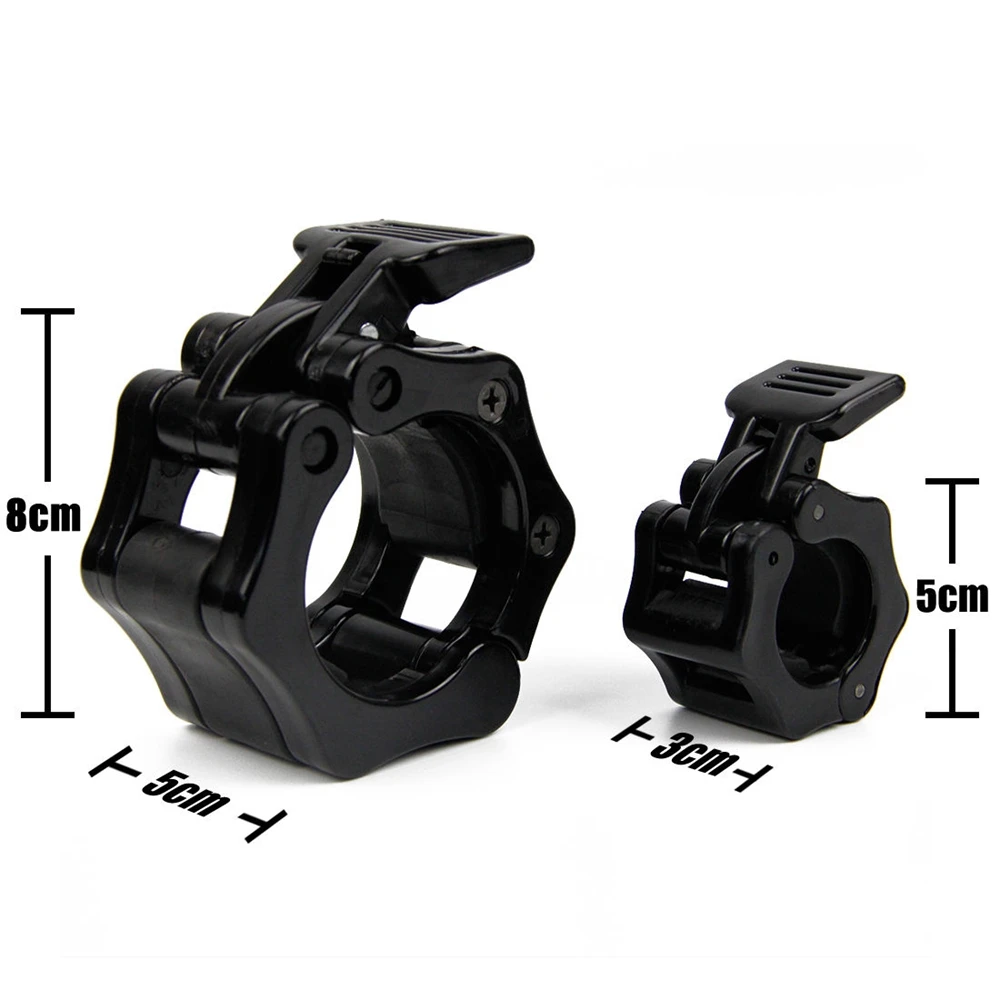 Abrazaderas de bloqueo giratorio estándar para Mancuernas, Clips de resorte para Mancuernas, liberación rápida, soporte para gimnasio y Fitness, 1 par, 1 ", 2" - imagen 3