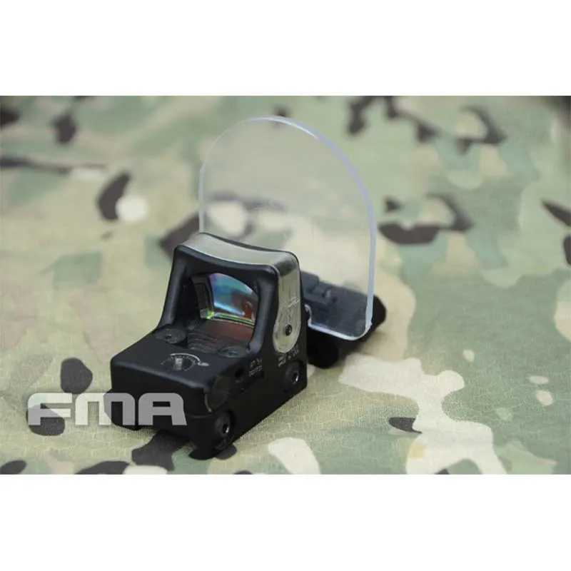 Protector de lente FMA Sport Scope R.ed D.ot Mount con cubierta plegable con 2 lentes de repuesto - imagen 4