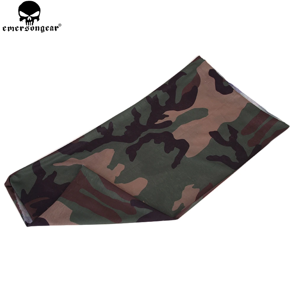 EMERSONGEAR capucha de secado rápido protección facial de secado rápido máscara con capucha multifuncional Airsoft Camping máscara transpirable Wooland EM6628 - imagen 4