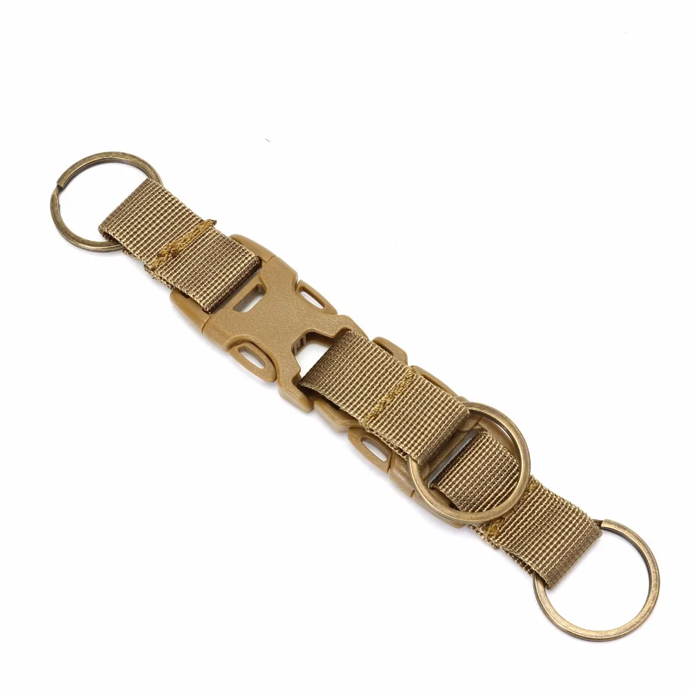 Ganchos para mochila de equipo táctico, gancho Molle, llavero de nailon de supervivencia, cierre, herramientas de reparación para acampar al aire libre, Kits de accesorios - imagen 2