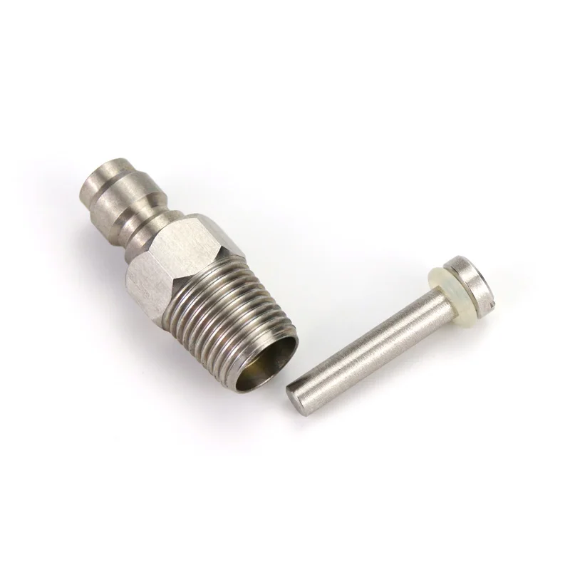 Nuevo Regulador de tanque de aire HPA/N2, válvula de llenado de enchufe rápido con Kit de boquilla de llenado unidireccional - imagen 2