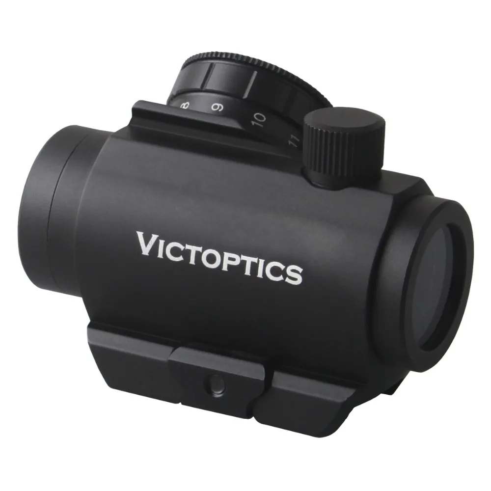 VictOptics 1x22 caza punto rojo alcance Reflex colimador vista caza mira telescópica para AR15.223 5,56mm armas de fuego y juego Airsoft 3MOA - imagen 3