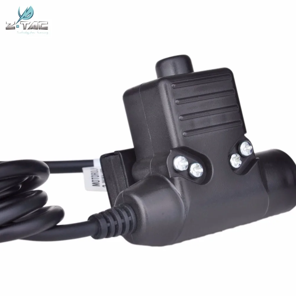 Accesorios para auriculares tácticos Z-TAC Airsoft, TCI LIBERATOR II, banda para el cuello con auriculares de caza, Softair U94Midland PTT, Protector para los oídos - imagen 5