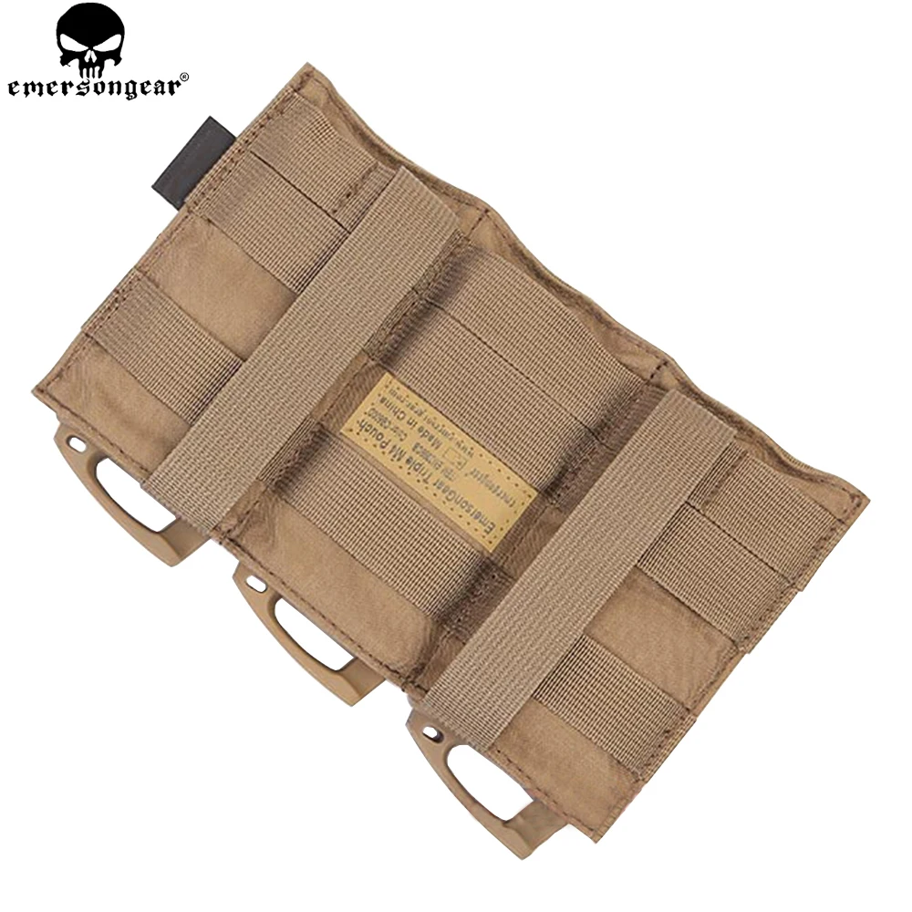 Emerson-funda Triple M4 para cargador, bolsa de recarga rápida para Airsoft Multicam CB500D EM2388 - imagen 4