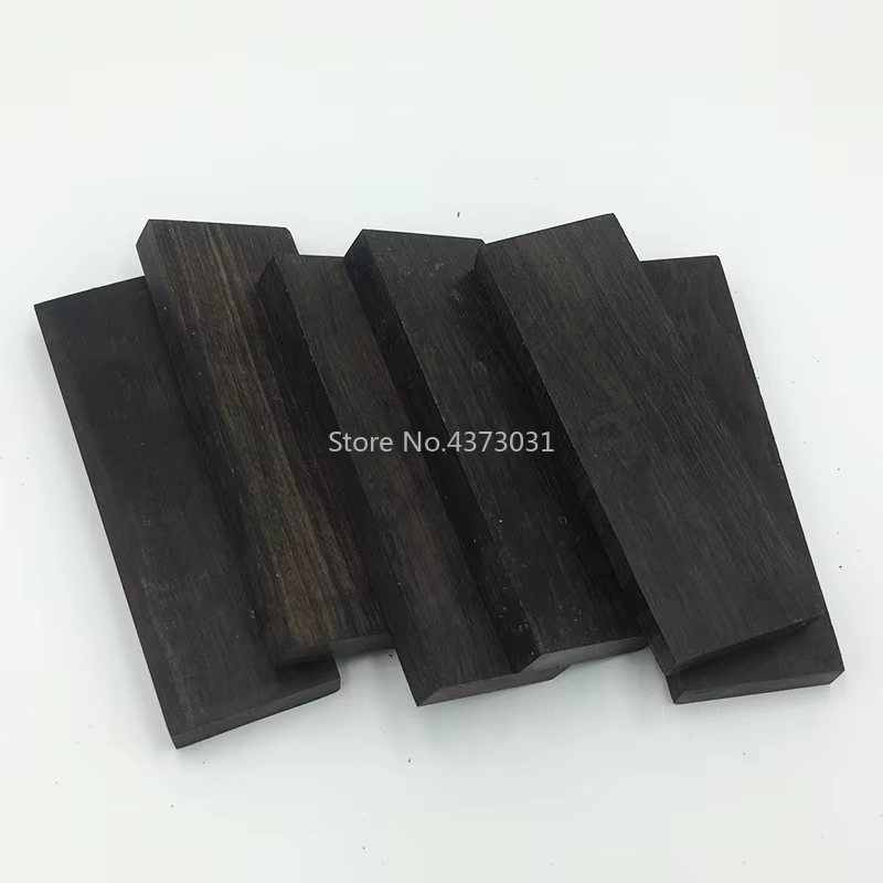 Madera de ébano de África Oriental para manualidades, Material de fabricación de mango de cuchillo, Parche de mango de cuchillo, Madera Negra, varios materiales artesanales, 1 pieza - imagen 2