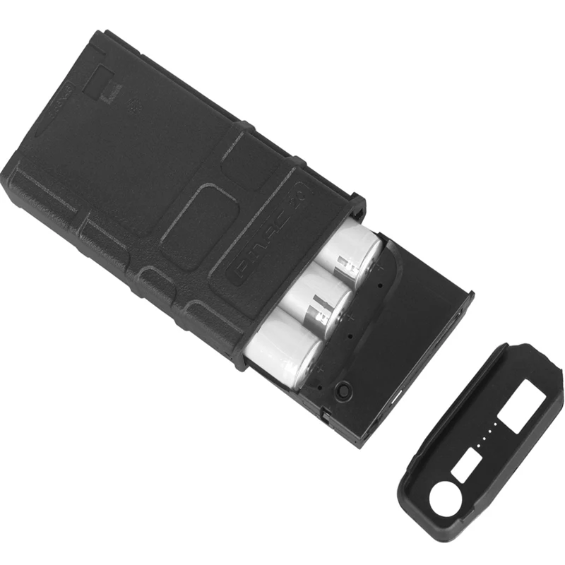 Estuche de Banco de energía para caza, estación de carga de respaldo externo, caja de Banco de energía para Emersongear Pmac 20 Magzine 5,56x45 Style, DIY - imagen 2