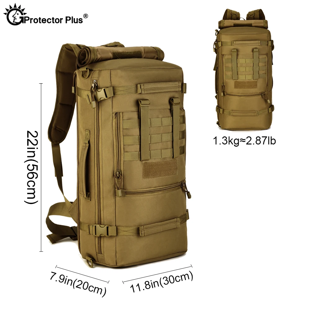 Mochila táctica protectora PLUS Unisex, bolso multifunción, bolsa cruzada, juego de guerra, deporte al aire libre, Campo Militar del Ejército, 5 colores - imagen 3