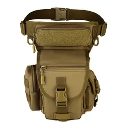 Riñonera táctica MOLLE para pierna – Nylon resistente caza exterior