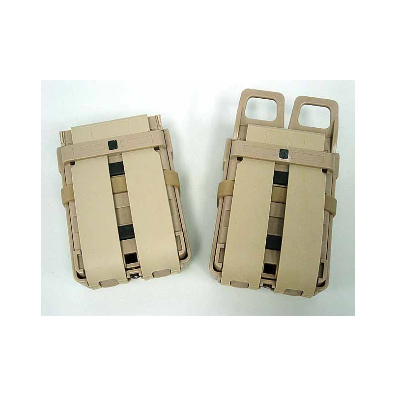 FMA-Rifle Airsoft 5,56 Mag M4, cargador de fijación rápida, módulo de sistema Molle táctico, combinación de dos soportes, bolsa de caza - imagen 3