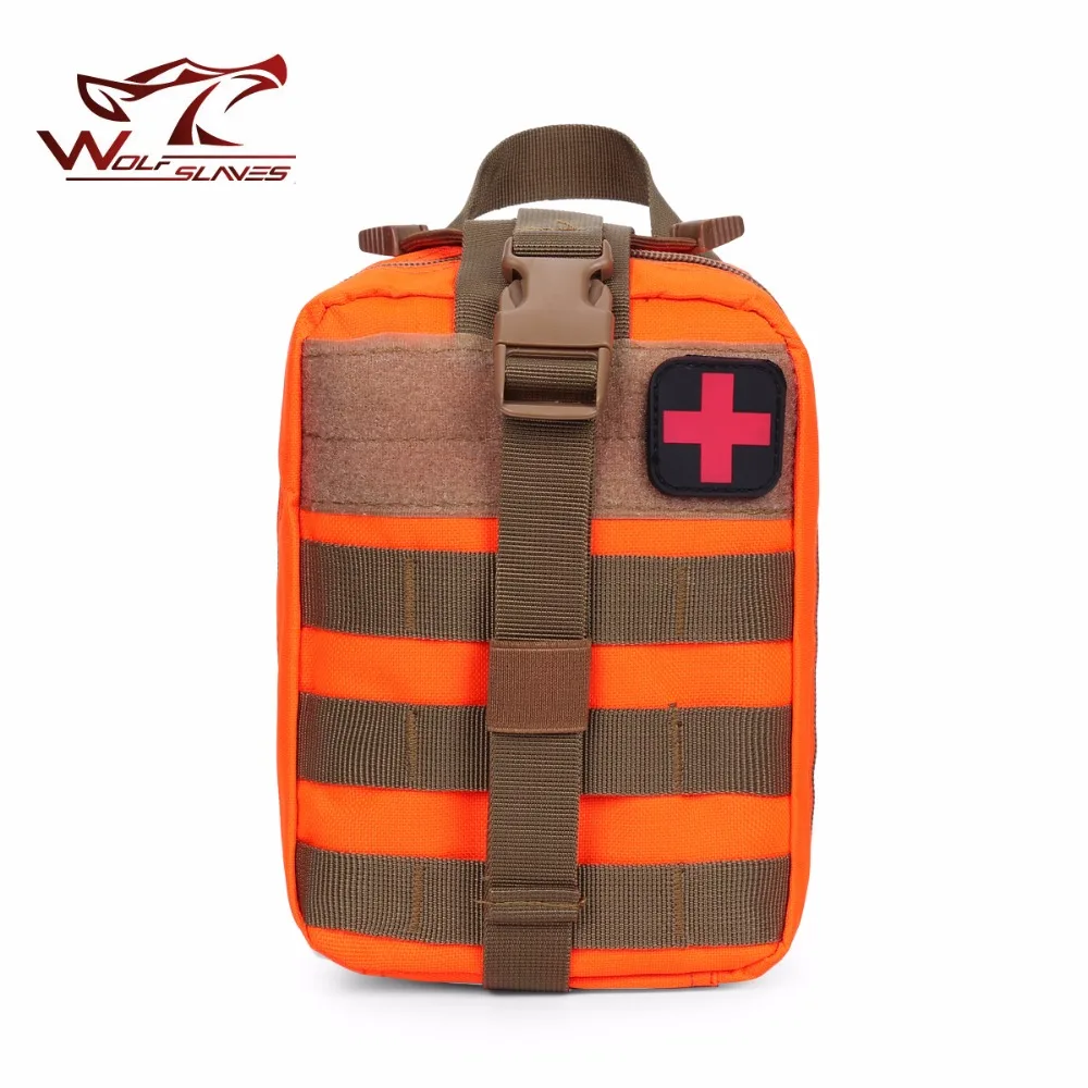 Bolsa táctica médica Molle de primeros auxilios, paquete de cintura militar, Kit de emergencia duradero, bolsa de herramientas para acampar al aire libre, viaje Molle - imagen 5