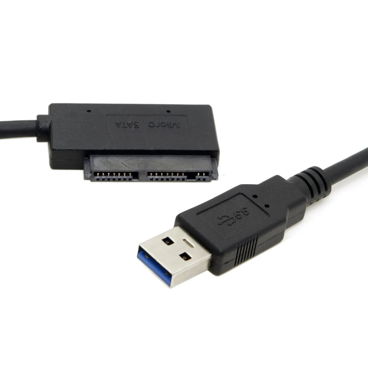 CY-Cable adaptador de disco duro con USB 3,0 a Micro SATA 7 + 9, 1,8 ", 90 grados, 16 Pines, 10cm