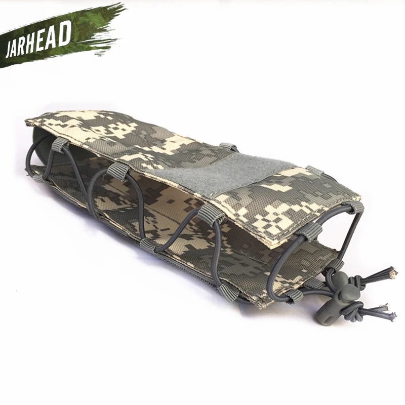 Bolsa de botella de agua Molle 600D para exteriores, bolsa de hervidor de engranajes tácticos para fanáticos del ejército, escalada, Camping, senderismo - imagen 4