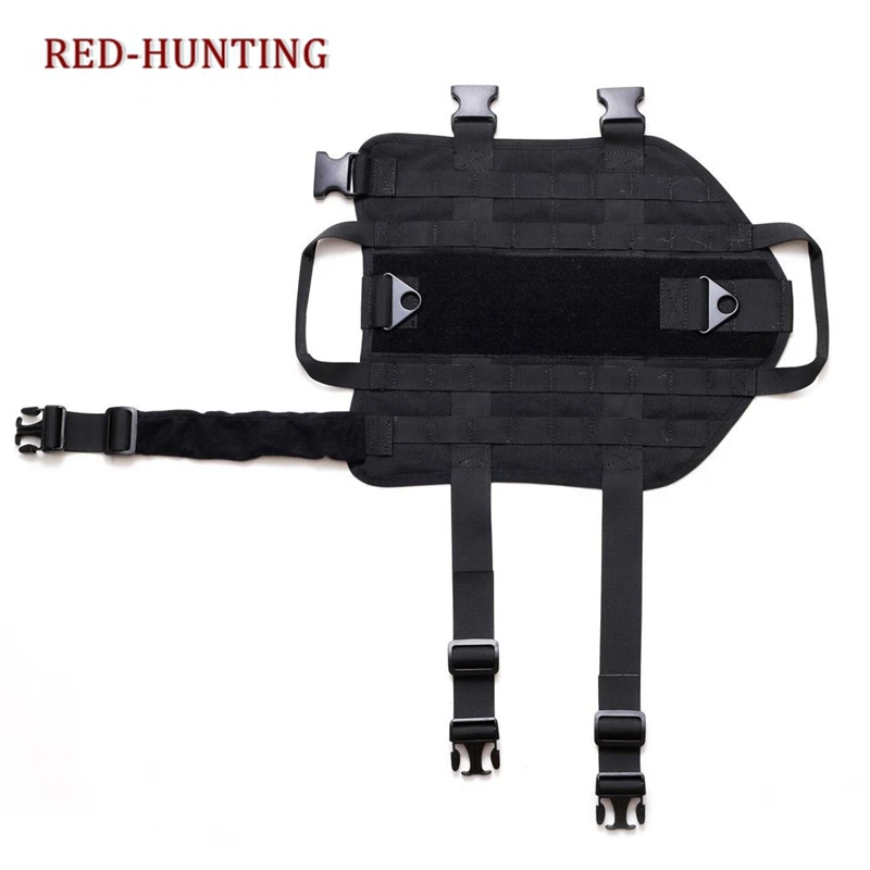 Chaleco MOLLE de entrenamiento para perros K9, chaleco táctico de caza, arnés de combate, duradero, nuevo - imagen 4