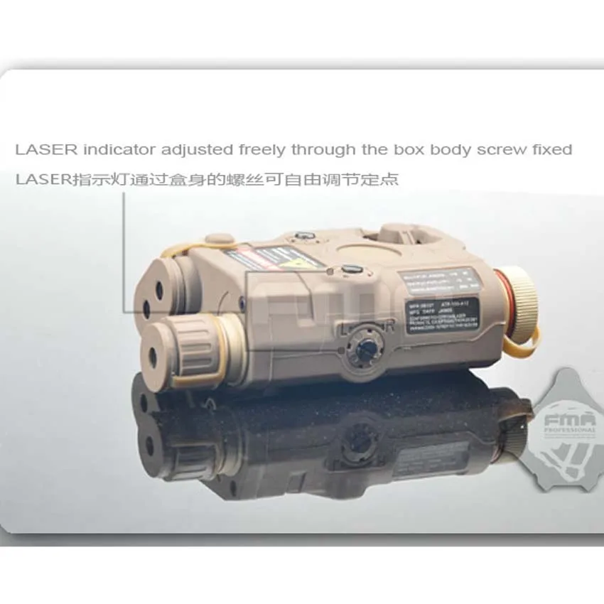 FMA-Nueva versión mejorada de AN-PEQ-15, luz LED blanca + láser rojo con lentes IR, accesorios para casco táctico militar, envío gratis - imagen 5