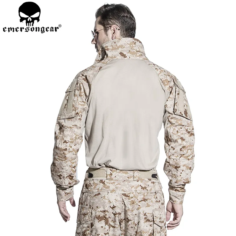 Emersongear-camisas de combate tácticas G3 para hombre, camisa de manga larga para caza, Airsoft, entrenamiento al aire libre, senderismo, AOR1 - imagen 2