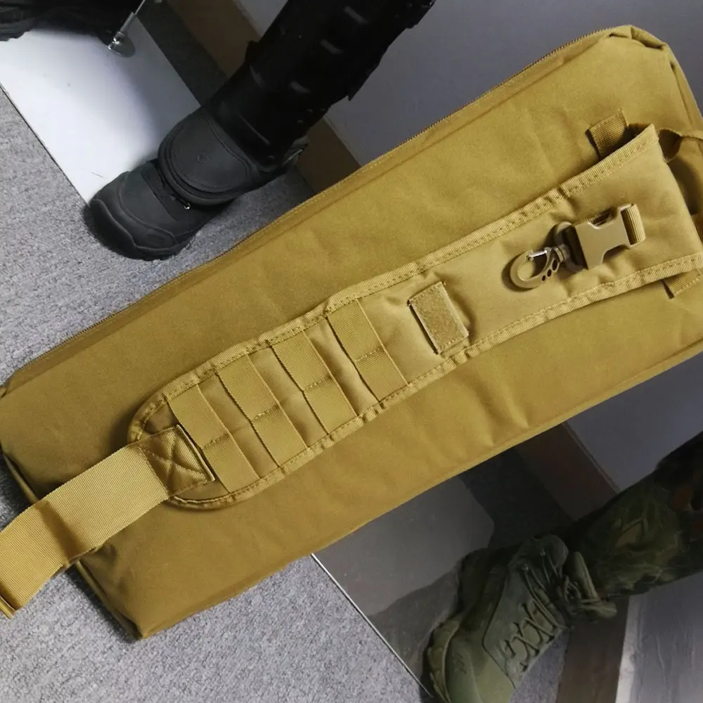 Bolsa táctica para Rifle de 24 ", mochila MP5 de hombro, equipo de caza negro, bolsa Molle, bolsas de herramientas para pistola de francotirador, estuche cruzado - imagen 4