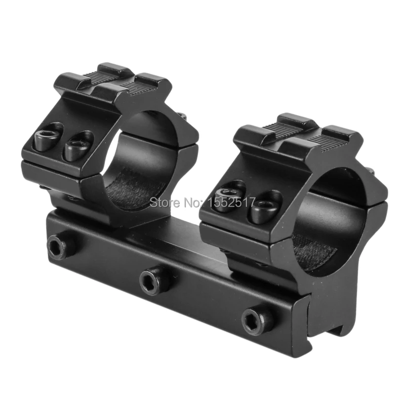 FIRE WOLF-pistola de aire de cola de Milano, 8cm, perfil bajo, 11mm, 25,4mm, anillos con pasador de parada, Riel de 13mm para caza, soporte de mira de Rifle táctico - imagen 5